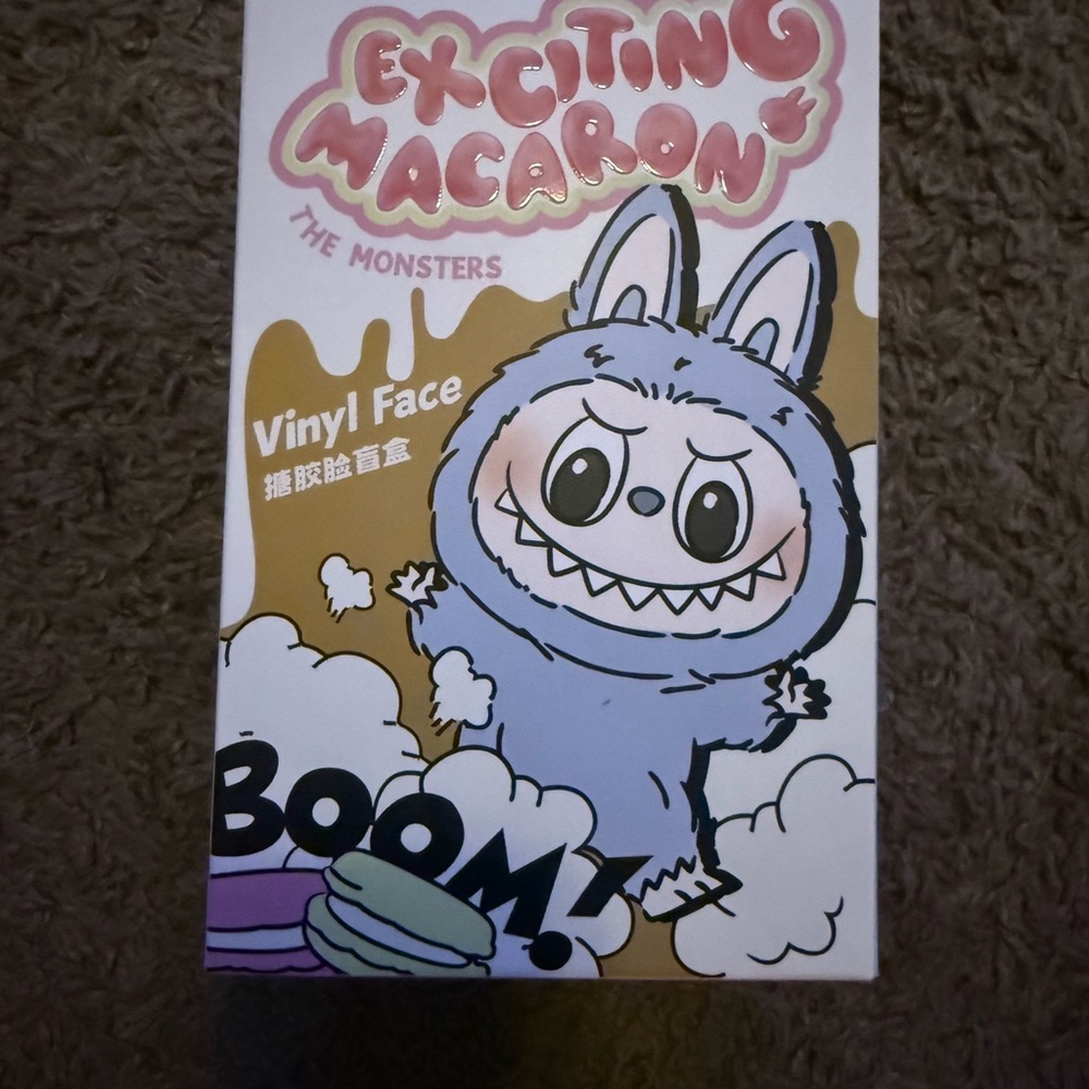 Exciting Macaron Vinyl Face Toy
Soy milk.